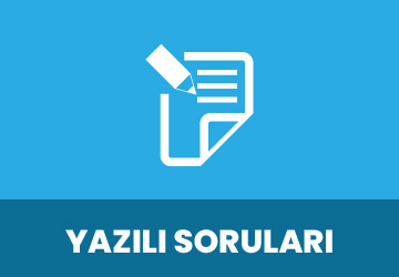 Yazılı Soruları